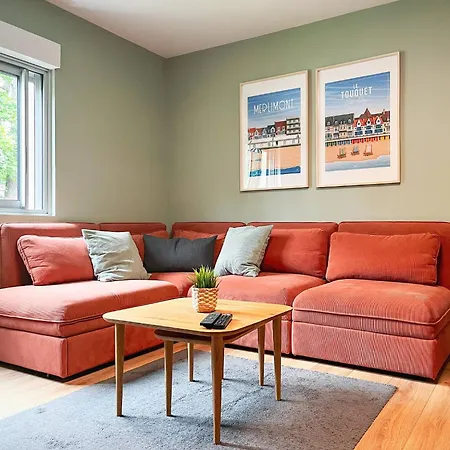 דירה Renove A Stella-plage Avec Piscine Chauffee, Parking Prive Gratuit, Tv Grand Ecran, Boulodrome, A 2km De La קוק